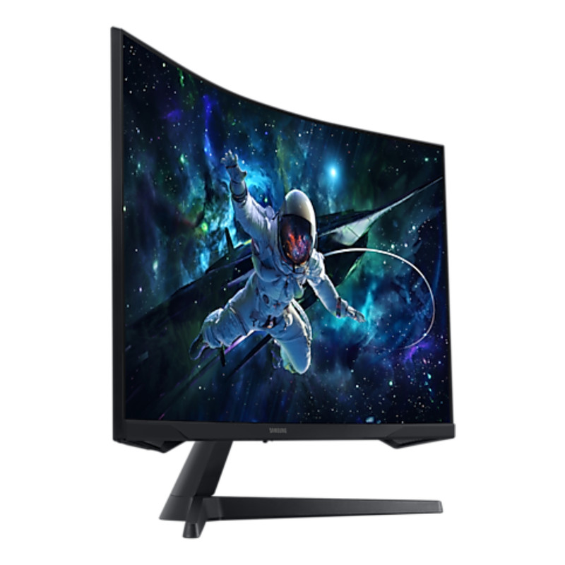 مانیتور خمیده گیمینگ 27 اینچ سامسونگ مدل Odyssey G5 G55C LS27CG552 با وضوح QHD، پنل VA و نرخ بروزرسانی 165 هرتز