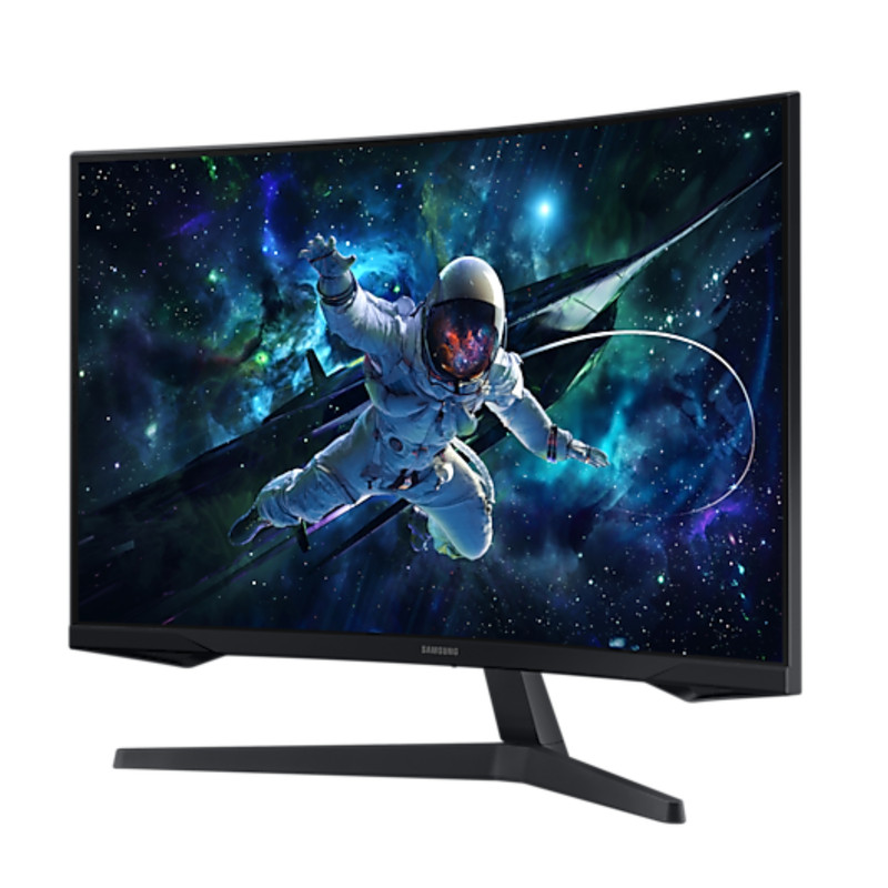 مانیتور خمیده گیمینگ 27 اینچ سامسونگ مدل Odyssey G5 G55C LS27CG552 با وضوح QHD، پنل VA و نرخ بروزرسانی 165 هرتز