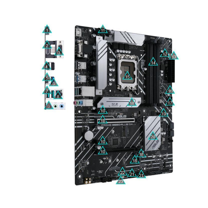 مادربرد ایسوس مدل PRIME B660-PLUS D4
