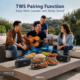 اسپیکر بلوتوثی قابل حمل هترون مدل HBS510
