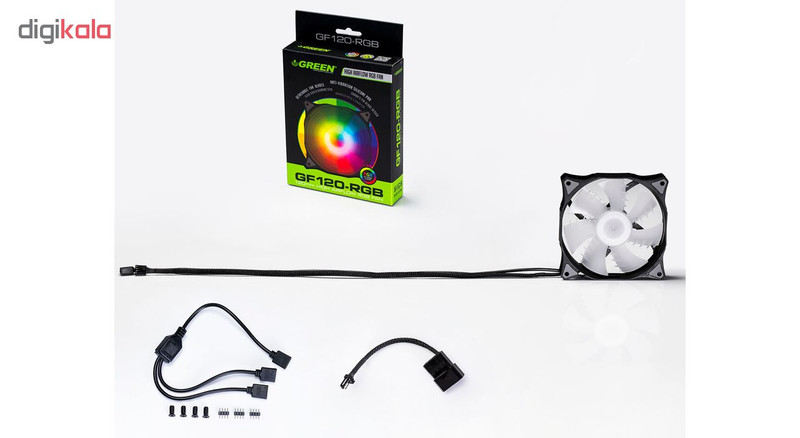 فن کیس گرین مدل GF120RGB