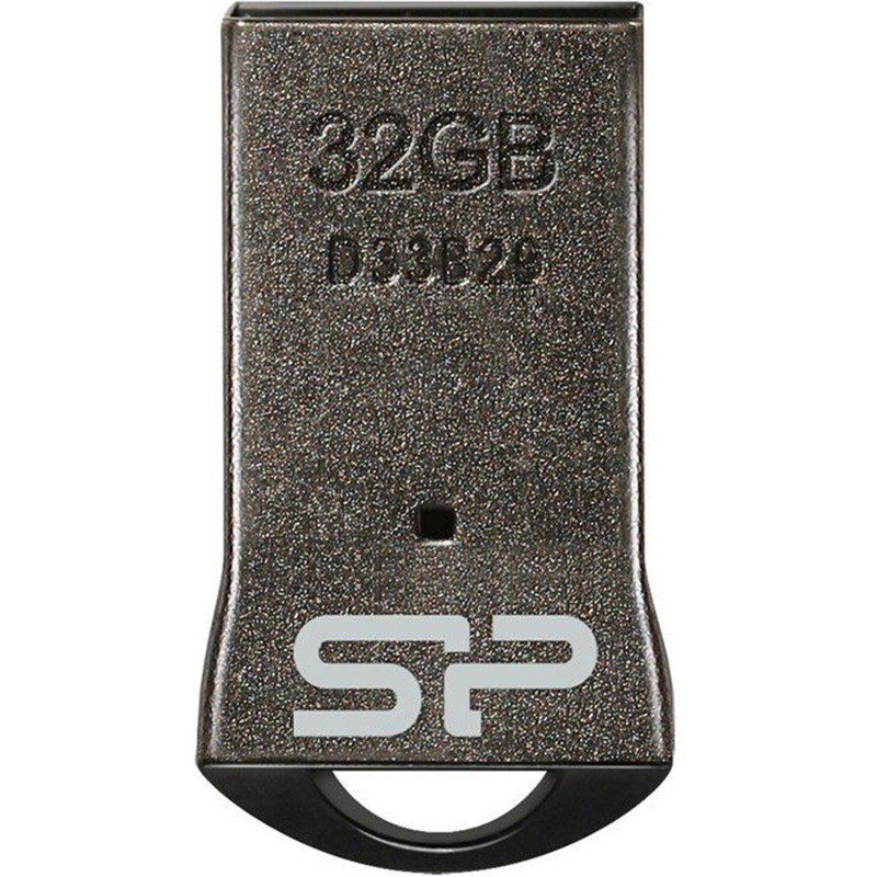 فلش مموری 32 گیگابایتی سیلیکون پاور مدل Touch T01، رابط USB 2.0، ضد آب، ضدشوک و لرزش، مقاوم در برابر گردوغبار و مجهز به زنجیر حمل