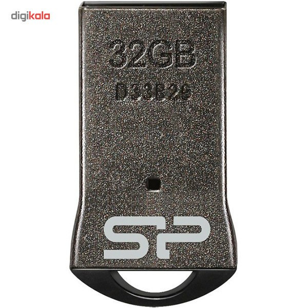 فلش مموری 32 گیگابایتی سیلیکون پاور مدل Touch T01، رابط USB 2.0، ضد آب، ضدشوک و لرزش، مقاوم در برابر گردوغبار و مجهز به زنجیر حمل