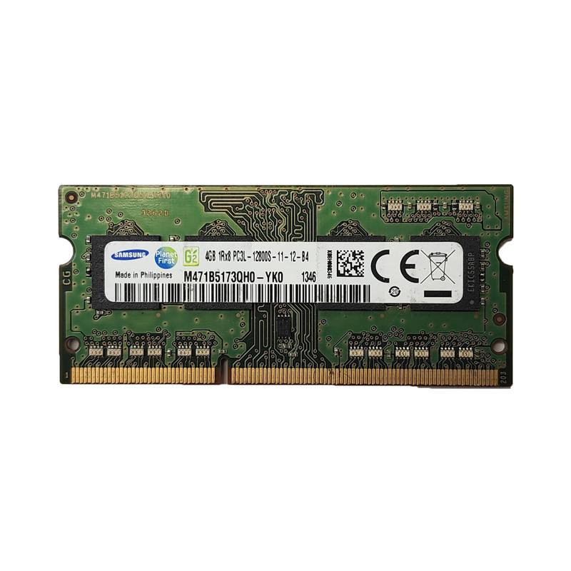 رم لپتاپ DDR3 دو کاناله 12800مگاهرتز CL11 سامسونگ مدل PC3L ظرفیت 4گیگابایت