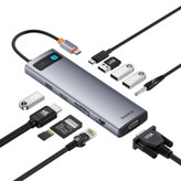 هاب 11 پورت USB-C بیسوس مدل Clarity 4K@60HZ