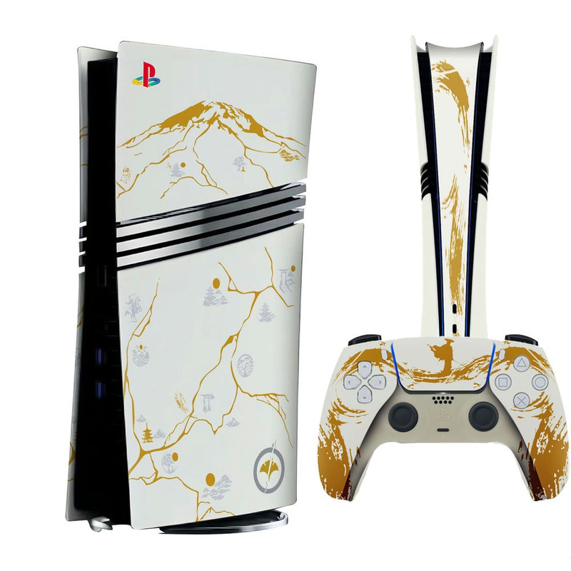 برچسب پلی استیشن ۵ پرو ديجيتال باندل هاماگراف مدل ghost of yotei bundle
