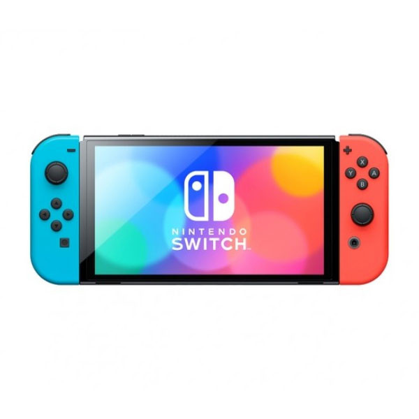 کنسول بازی هیبریدی نینتندو مدل Switch - OLED Neon Blue and Neon Red ظرفیت 64 گیگابایت