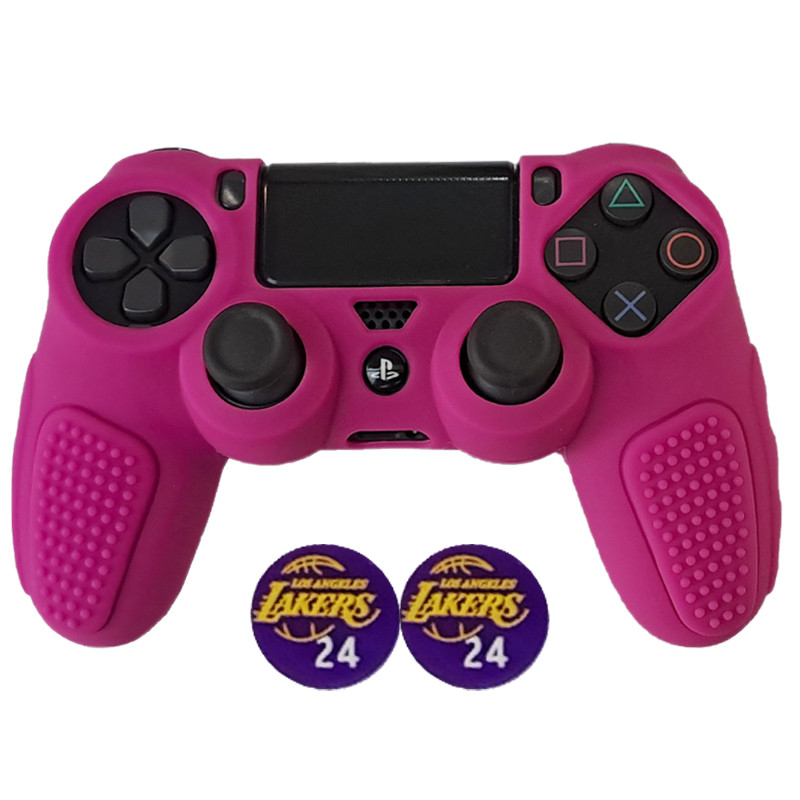 محافظ دسته پلی استیشن ۴ مدل Anti slip PS4418 به همراه روکش آنالوگ