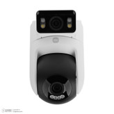 دوربین مداربسته تحت شبکه شیائومی مدل CW500 Dual-MJSXJ08HL اسپیددام فضای باز با حسگر 4MP، رزولوشن 2.5K، دید در شب تمام رنگی، چرخش PTZ، اتصال Wi-Fi 6، تشخیص انسان و وسیله نقلیه، مکالمه دوطرفه، هشدار حرکتی، پشتیبانی از حافظه MicroSD تا 256GB و فضای ابری