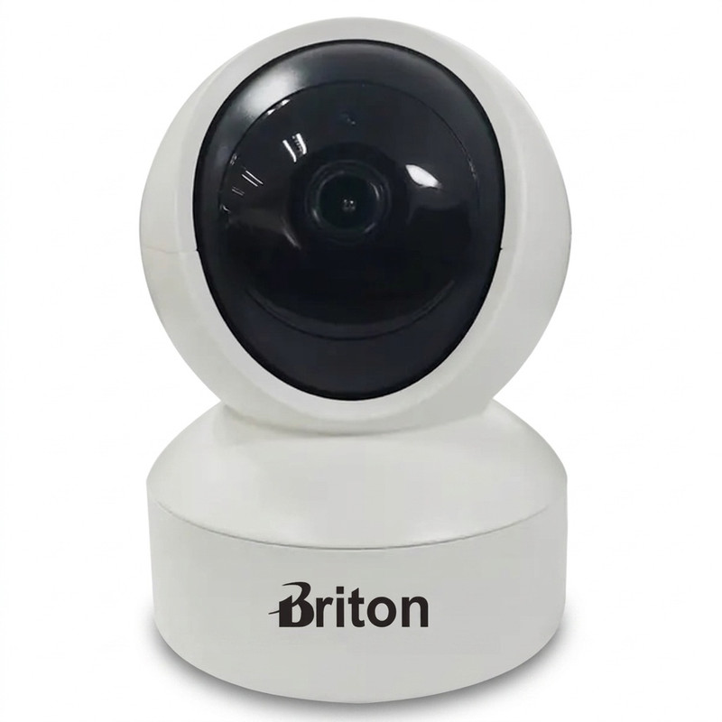 دوربین مداربسته بی‌سیم برایتون مدل IOT-72P8-S4 با کیفیت 2 مگاپیکسل، قابلیت چرخش و ردیابی حرکت، مکالمه دوطرفه، هشدار صدای گریه کودک، برد IR تا 10 متر و پشتیبانی از کارت حافظه میکرو اس‌دی تا 256 گیگابایت
