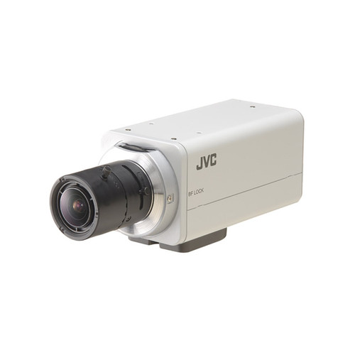 دوربین مداربسته آنالوگ صنعتی جی وی سی مدل TK-C9200E با حسگر CCD 1/3 اینچ، رزولوشن 580TVL، اتصال باسیم BNC، قابلیت نصب لنز با فاصله کانونی متنوع، منبع تغذیه 12 ولت و قابلیتهای AGC، 3DNR، ATW، AWC، AES و منوی OSD
