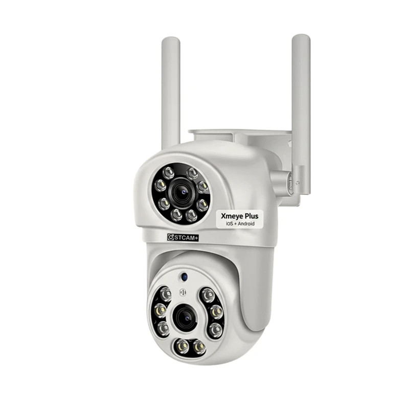 دوربین مداربسته تحت شبکه تورت او اس تی کم پلاس مدل Sky Pixel، با 2 لنز 6 مگاپیکسلی با چرخش 360 درجه، دید در شب تمام‌رنگی و مادون قرمز، تشخیص حرکت و انسان، مکالمه دوطرفه و پشتیبانی از Micro SD تا 256 گیگابایت