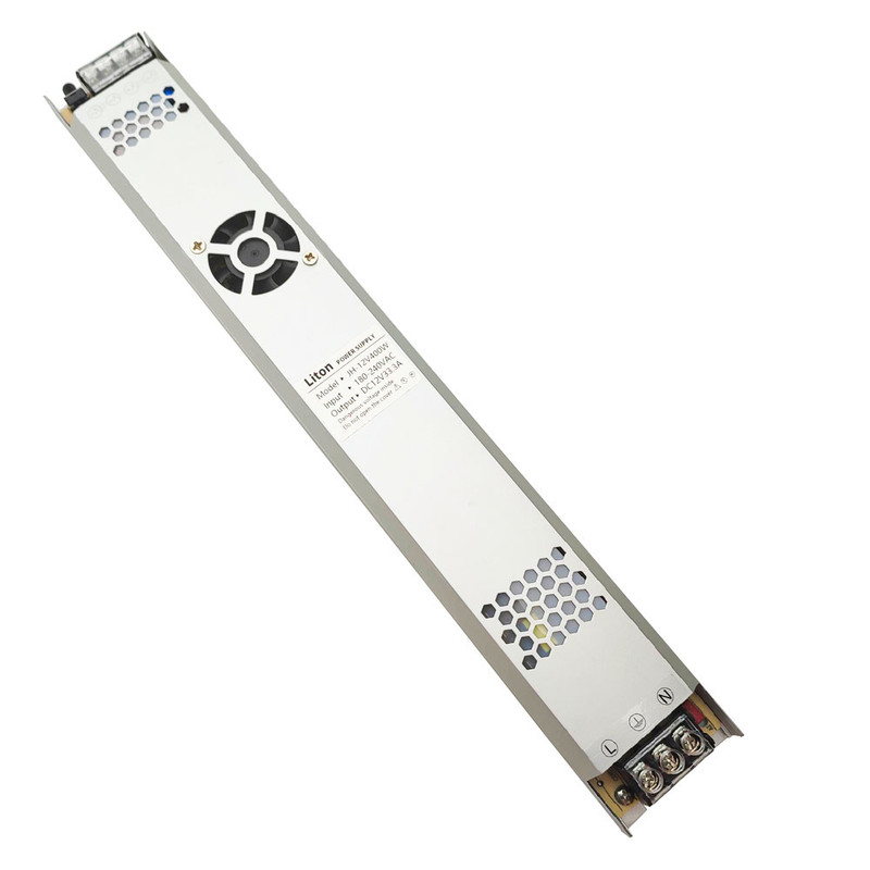 منبع تغذیه 12 ولت 33.3 آمپر لیتون مدل JH-12v 400W اسلیم