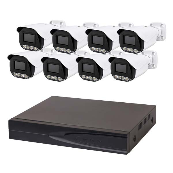 سیستم امنیتی تحت شبکه ۵مگاپیکسل مدل IPCH8-5M مجموعه ۸ عددی
