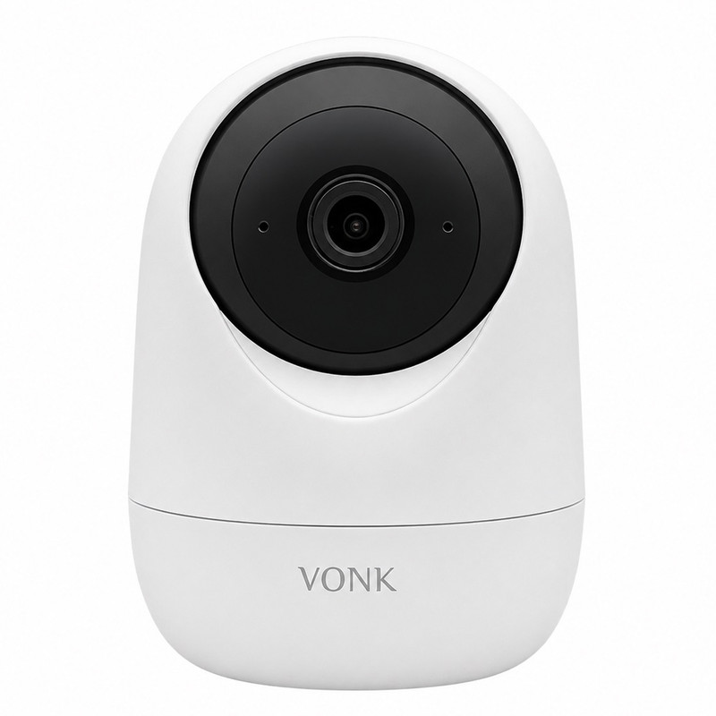 دوربین مداربسته تحت شبکه داخلی 5 مگاپیکسل وونک مدل 5MP Pro، اتصال Wi-Fi، چرخش افقی 355 درجه و عمودی 90 درجه، تشخیص حرکت و انسان، تعقیب سوژه، دید در شب، مکالمه دوطرفه و پشتیبانی از Micro SD تا 256 گیگابایت