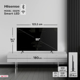 تلویزیون 55 اینچ کیو ال ای دی هوشمند هایسنس مدل QA55Q7FSHICHD