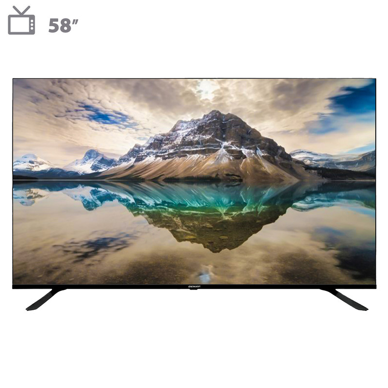تلویزیون 58 اینچ کیو ال ای دی هوشمند دنای مدل K-58GF4Q