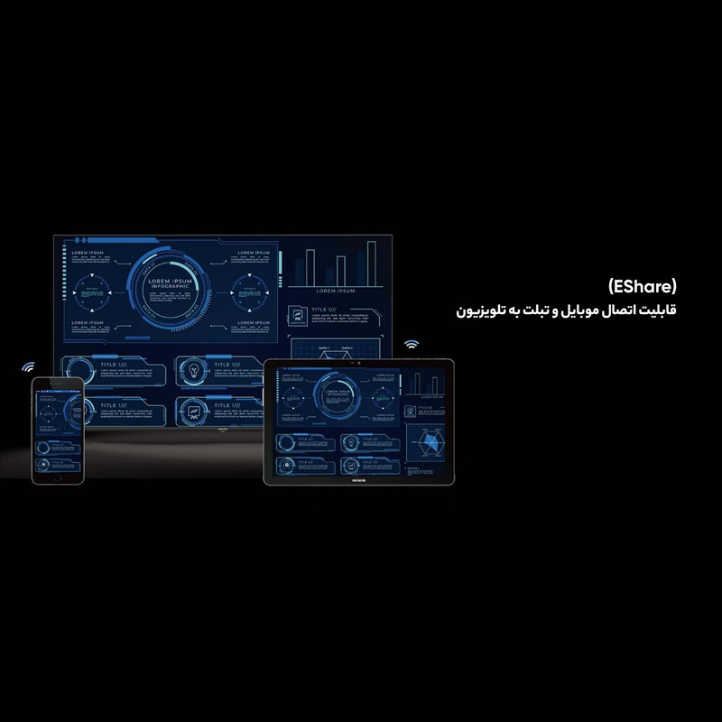 تلویزیون 55 اینچ ال ای دی هوشمند آیوا مدل ZQ-PM8U55UHD