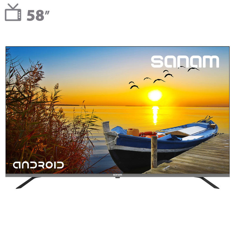 تلویزیون 58 اینچ ال ای دی هوشمند صنام مدل SLS-58M1893