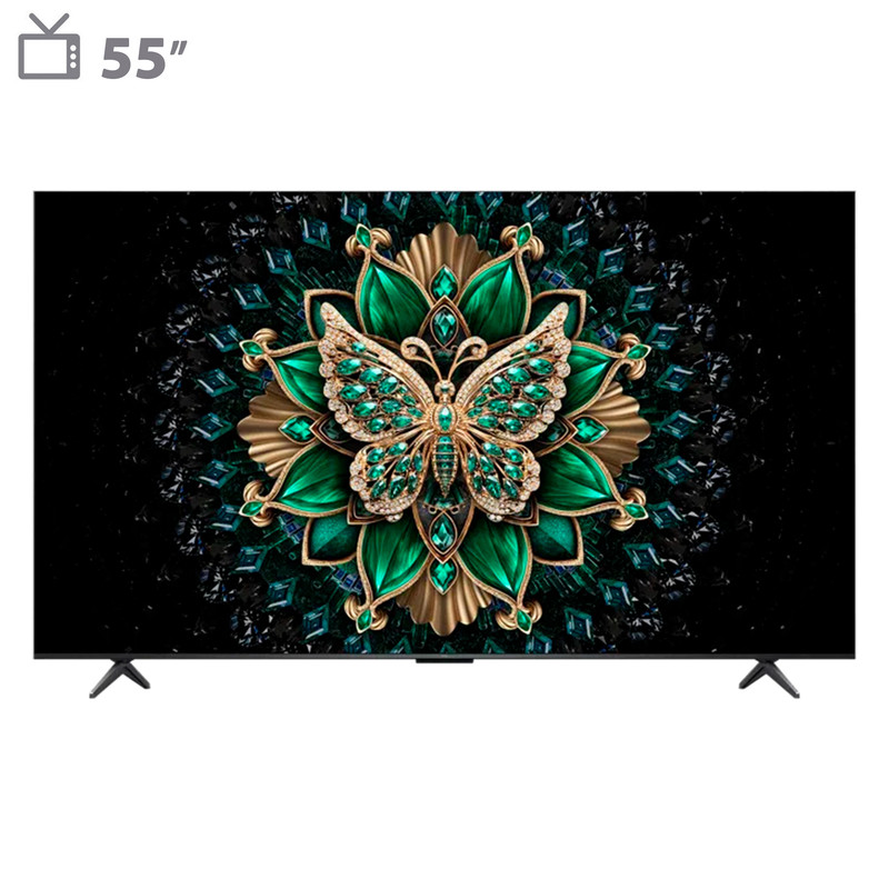 تلویزیون 55 اینچ کیو ال ای دی هوشمند تی سی ال مدل 55C6K