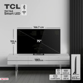 تلویزیون 75 اینچ اولد هوشمند تی سی ال مدل 75C745