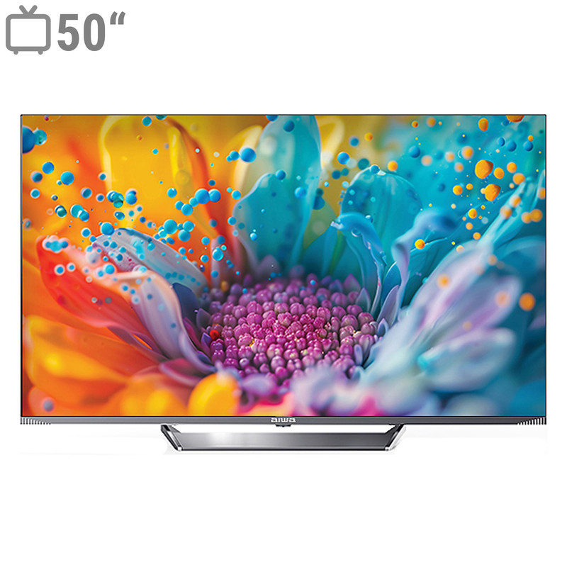 تلویزیون 50 اینچ کیو ال ای دی هوشمند آیوا مدل ZQ-GC3D50UHD