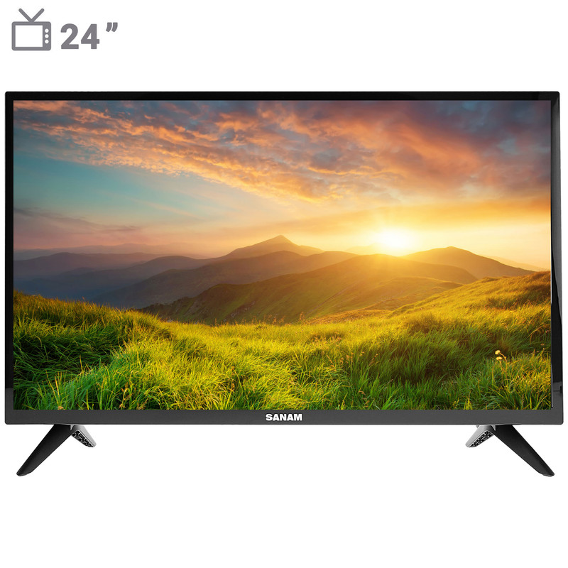 تلویزیون ال ای دی صنام مدل SLE-24M10 سایز 24 اینچ