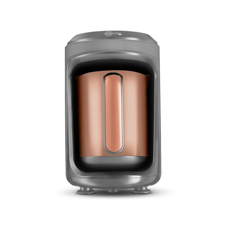 قهوه‌ساز کاراجا مدل Hatir Hups Aroma Steel، ظرفیت 300 میلی‌لیتر و 5 فنجان، توان 535 وات، با قوری استیل، خاموشی خودکار و هشدار صوتی
