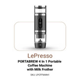 اسپرسوساز سفری لپرسو مدل کف ساز PORTABREW LPCFFM4IN1BK