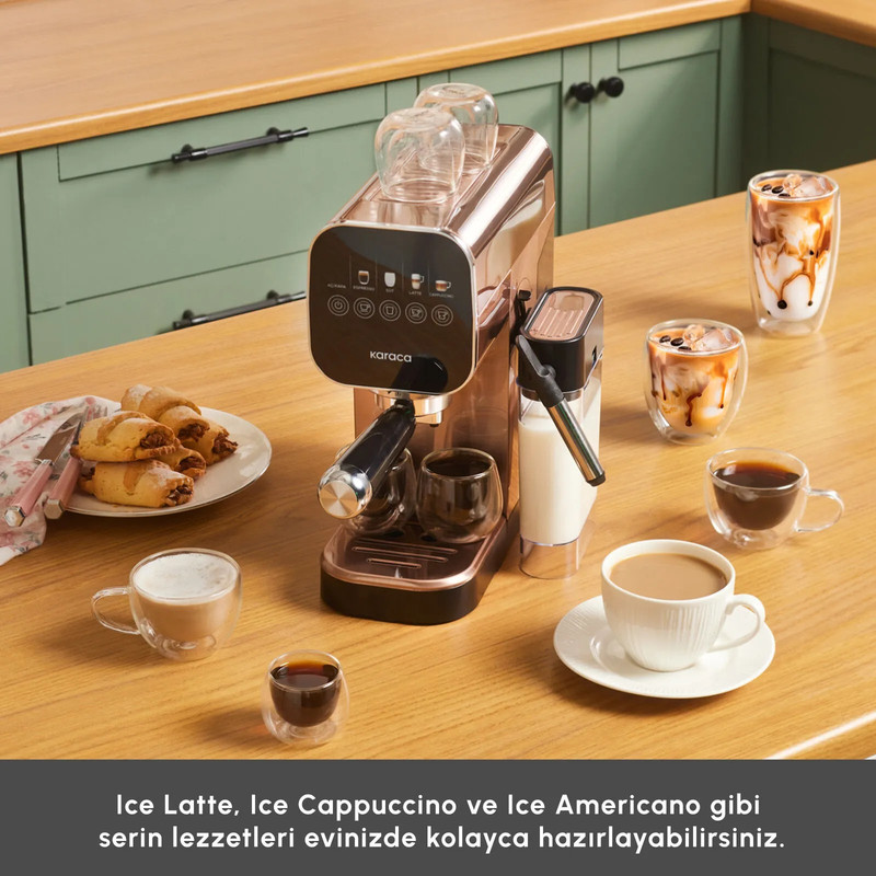 اسپرسو ساز اتوماتیک ۹۰۰ میلی لیتر کاراجا مدل MyCaffe Barista S20