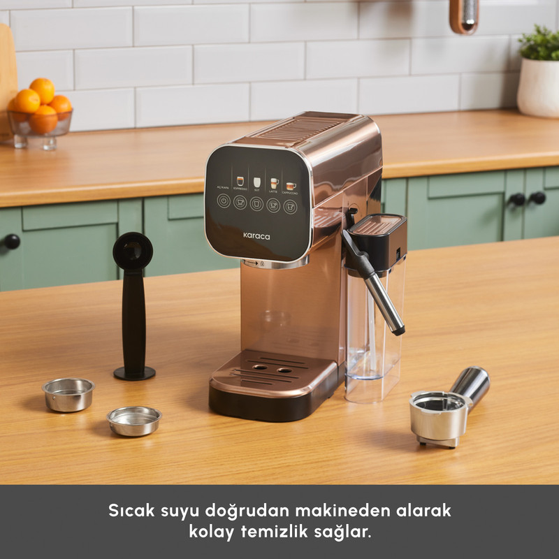 اسپرسو ساز اتوماتیک ۹۰۰ میلی لیتر کاراجا مدل MyCaffe Barista S20