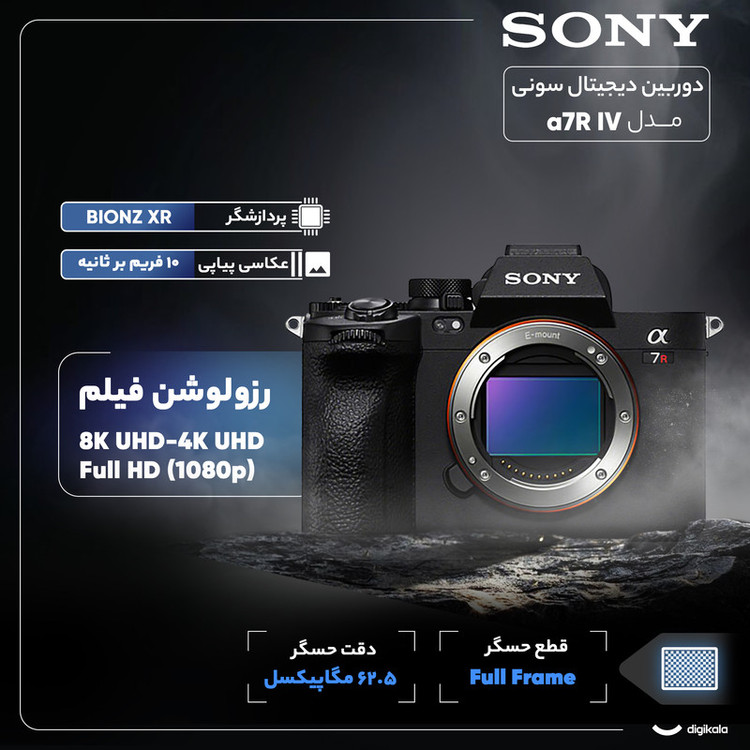 دوربین دیجیتال سونی مدل alpha a7 R V body