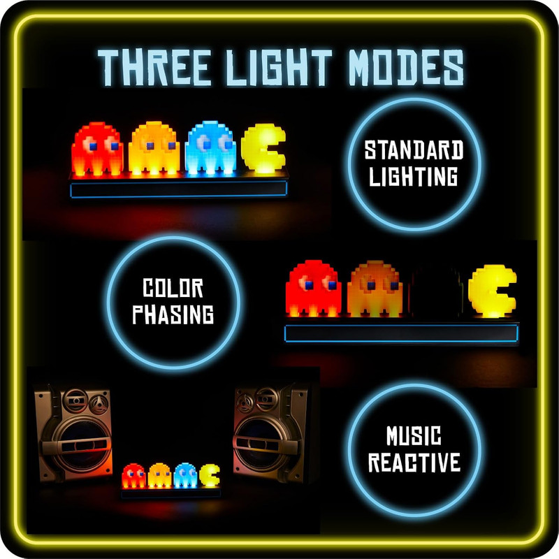 آیکون لایت پک-من مدل Paladone Pac Man and Ghosts Light