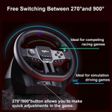 گجت دسته فرمان بازی پی ایکس ان مدل V9 Gen2