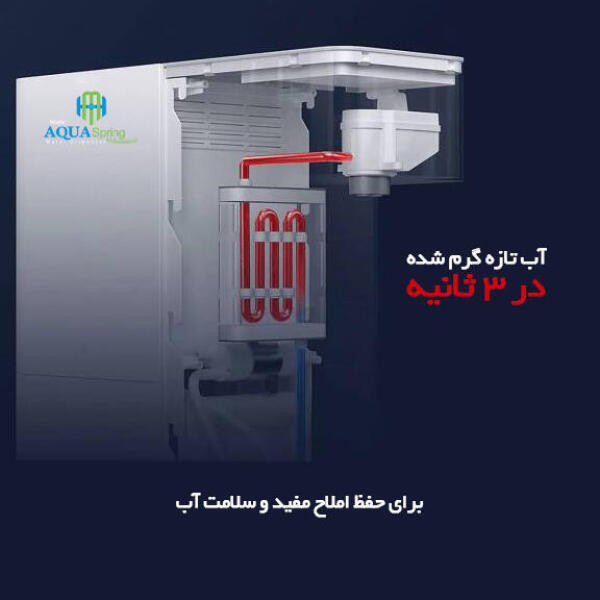 آبسردکن اچ ام مدل آکوااسپرینگ یخجال دار HM_NEB7907A_92