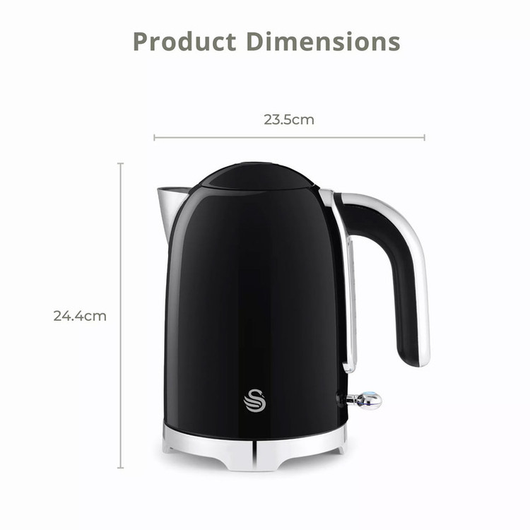 کتری برقی سوان مدل SK19026BLK گنجایش 1.7 لیتر