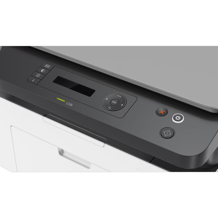 پرینتر لیزری 3 کاره اچپی مدل LaserJet MFP 136a با قابلیت پرینت، اسکن و کپی، اتصال USB و نمایشگر