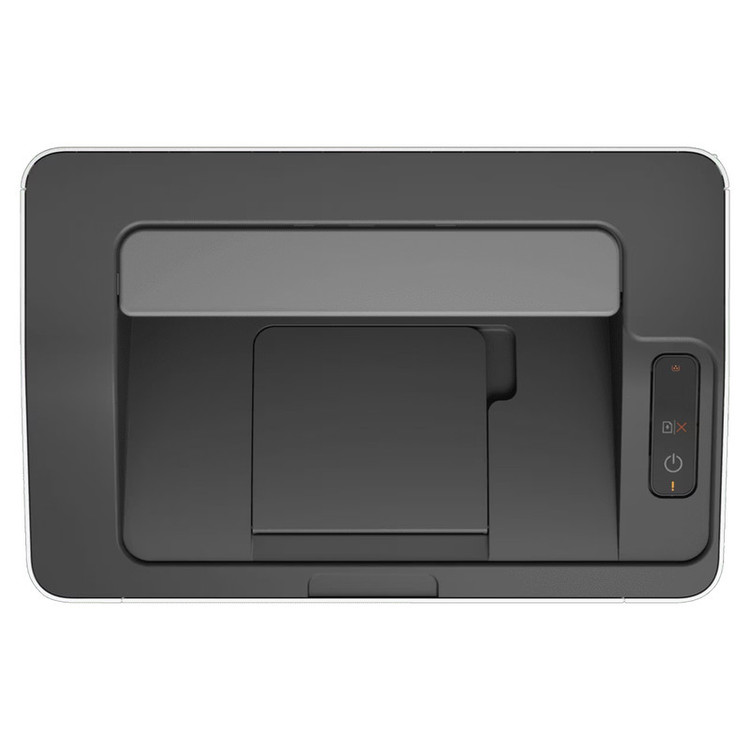 پرینتر لیزری تککاره اچپی مدل Laser 108a با اتصال USB، سازگار با Windows و Apple macOS، مناسب کاغذهای A4، A5، A6 و پاکت نامه
