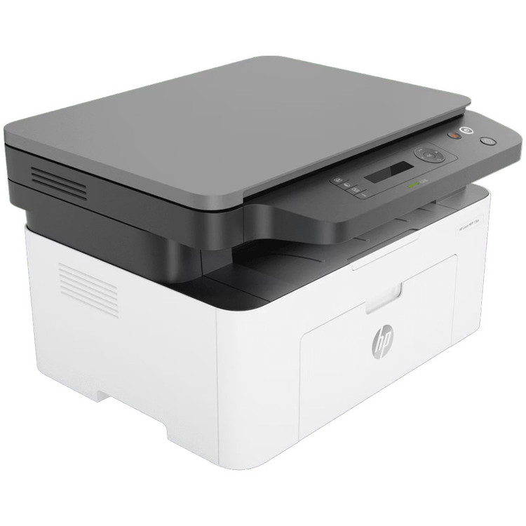 پرینتر لیزری 3 کاره اچپی مدل Laser MFP 136w با قابلیت پرینت، اسکن و کپی، مجهز به اتصال Wi-Fi و USB
