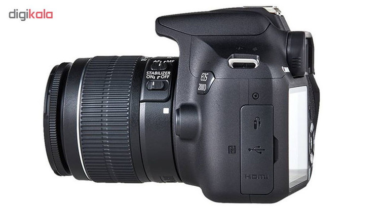 دوربین دیجیتال کانن مدل EOS 2000D به همراه لنز 18-55 میلی متر IS II