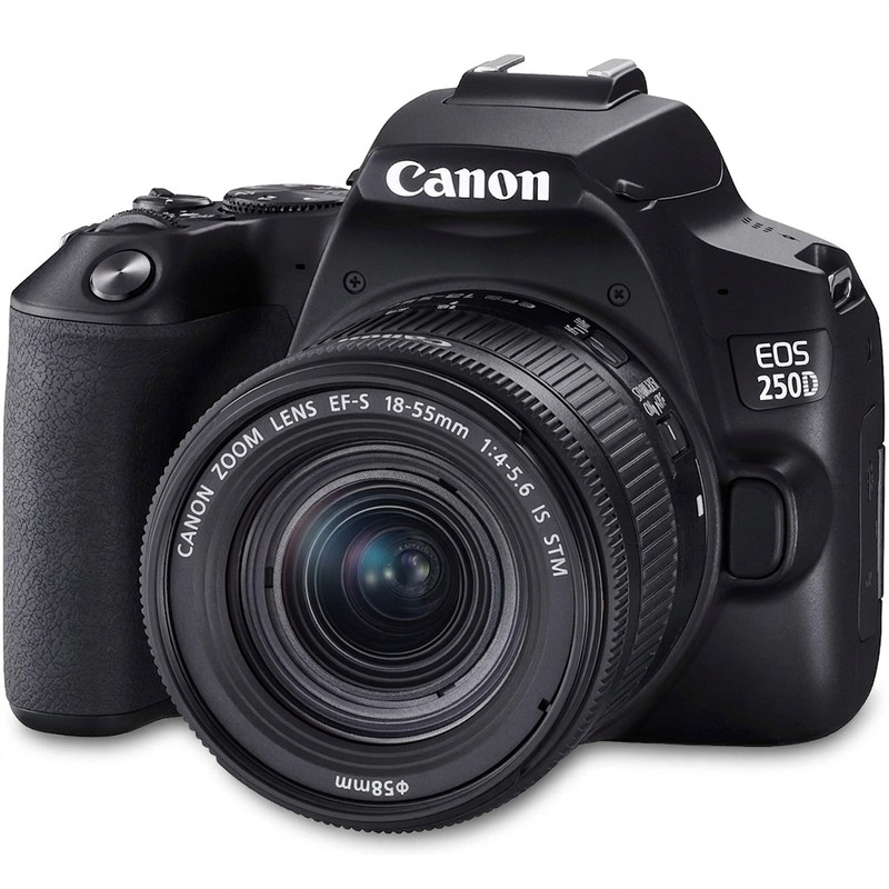 دوربین دیجیتال کانن مدل EOS 250D به همراه لنز 55-18 میلی متر IS STM