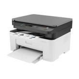 پرینتر اچ پی تک رنگ سه کاره با چاپ لیزری مدل Laser MFP 135w، سایز چاپ A4، قابلیت اتصال به شبکه بیسیم، سازگار با سیستم عامل ویندوز 7 و یا بالاتر
