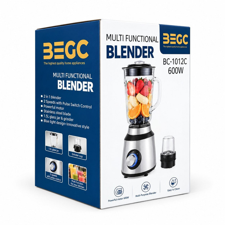 مخلوط کن و آسیاب 1.5 لیتری بگسی مدل BC-1012